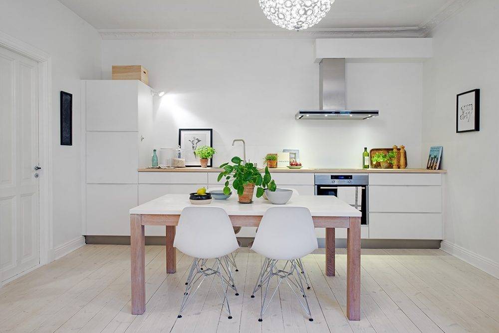 Кухня без верхних шкафов: советы и самые красивые идеи дизайна (50 фото)