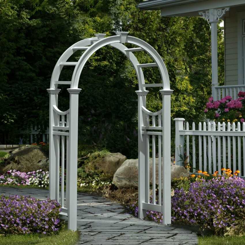 Садовая арка: разновидности, как выбрать и сделать своими руками