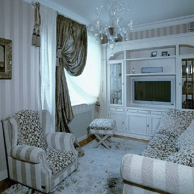 Классические гостиные (205+ фото): выбираем обои, диван, камин