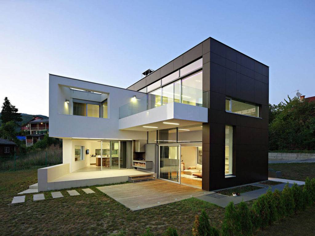 Проекты домов в стиле хай-тек, черты функционального проектирования