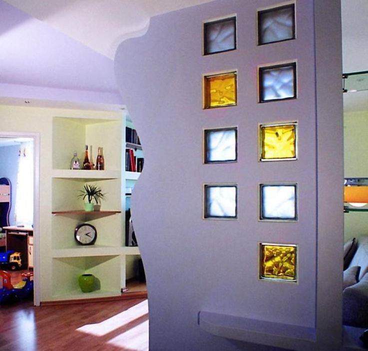Дизайн стен из гипсокартона +40 фото идей