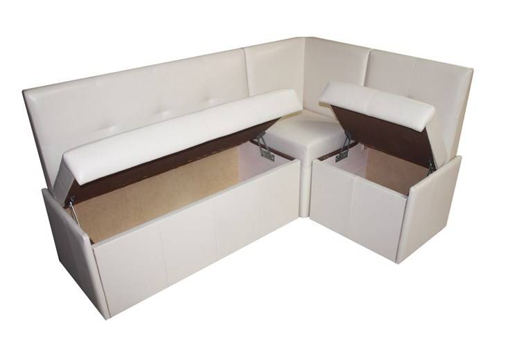 Кухонные диваны с ящиком для хранения (52 фото): угловые и прямые диванчики на кухню без спального места и другие модели