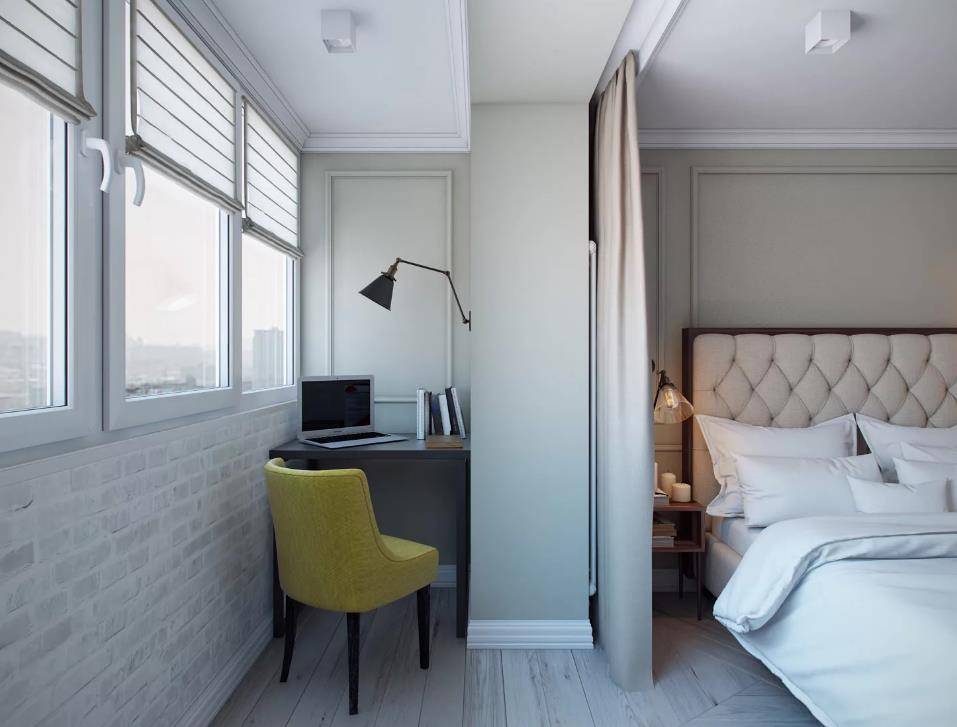Дизайн спальни с балконом: примеры идеального сочетания цветов, планировки и зонирования (145 фото идей)