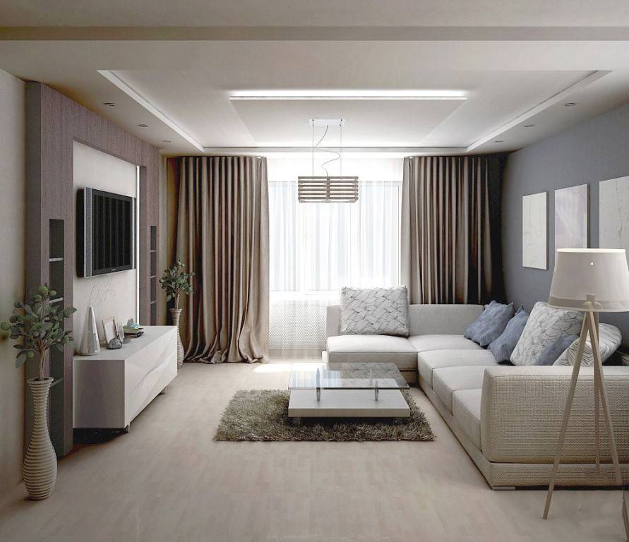 Гостиная в квартире: простые интерьерные решения и модные варианты оформления гостиной