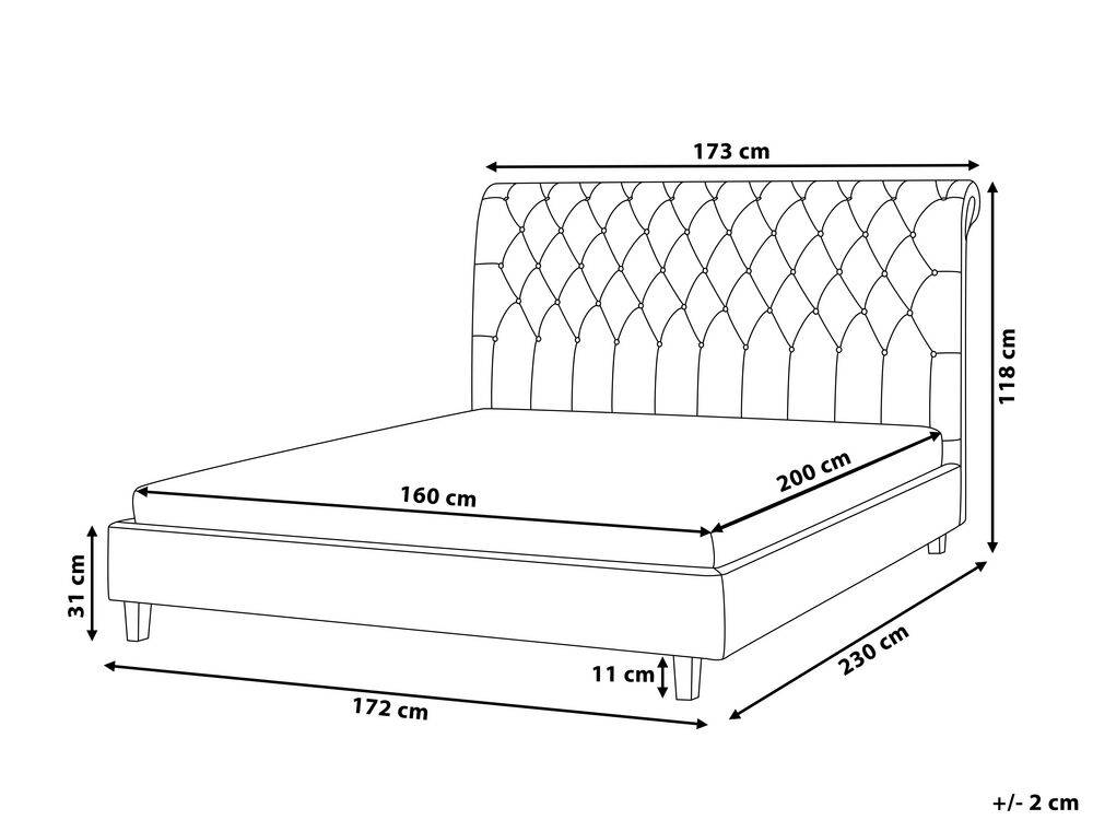 Размеры двуспальной кровати: российские, евро-стандарт, необычные модели