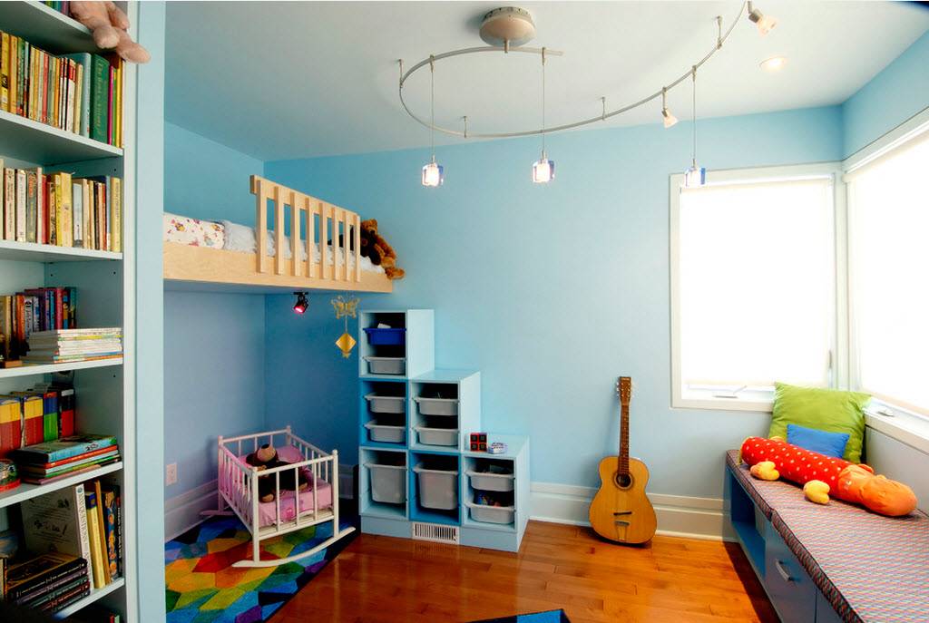 Освещение в детской комнате: выбор светильников и требования, принципы организации