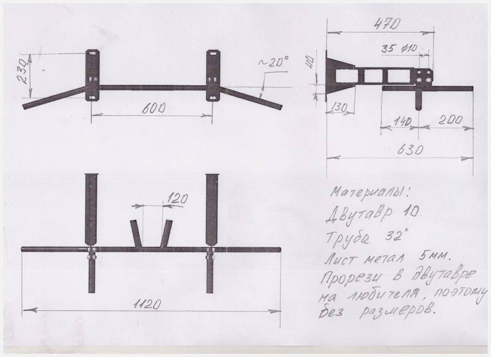 Размеры турника 3 в 1 чертежи - 97 фото