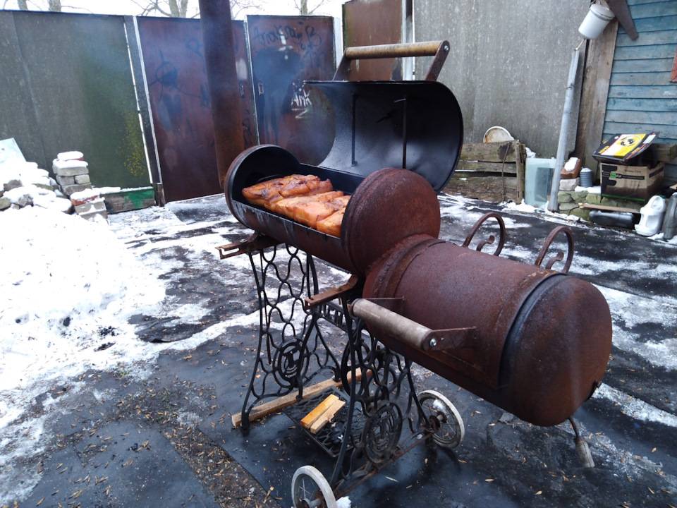 Мангал из газового баллона