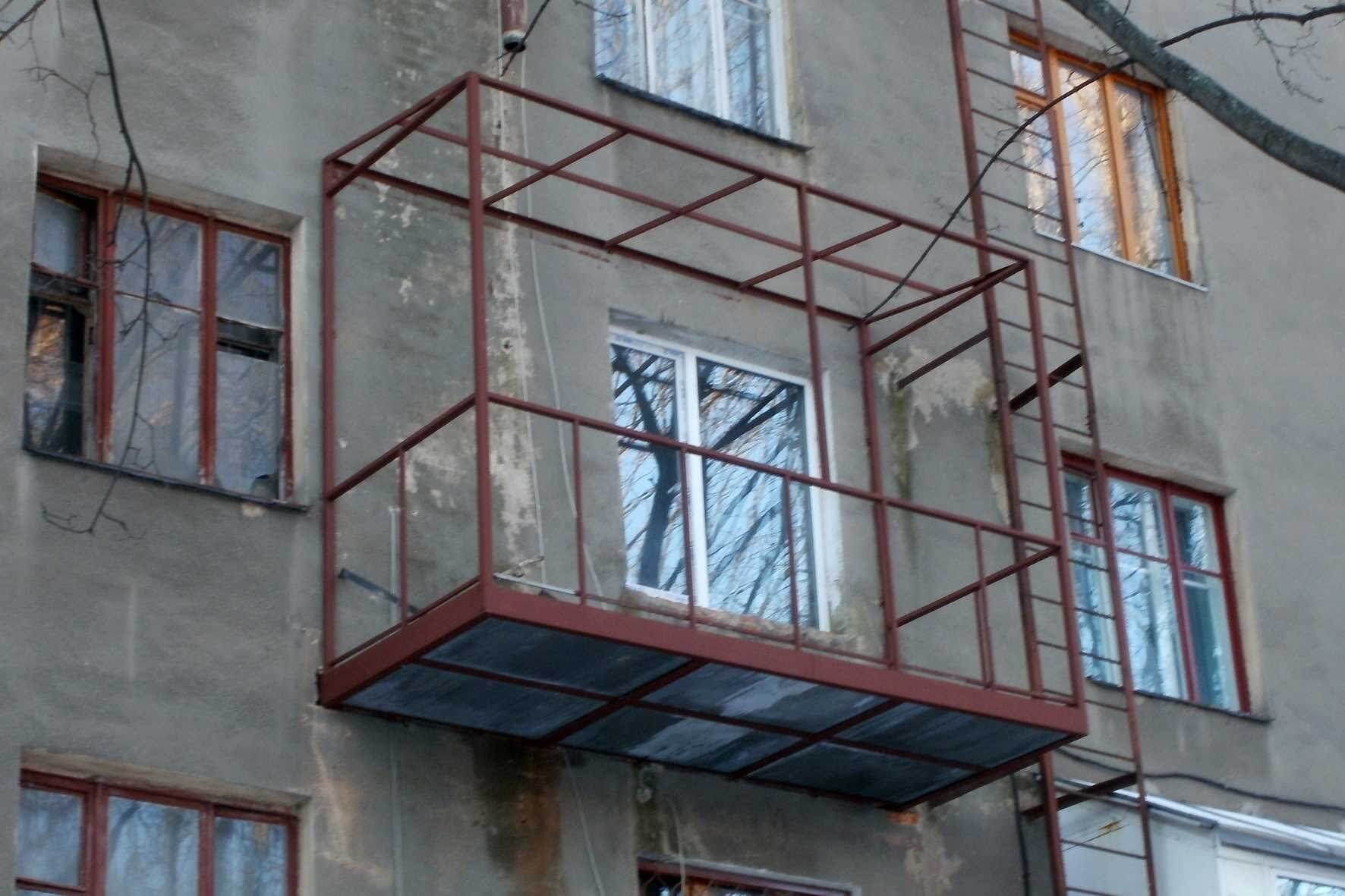 Как расширить балкон в хрущевке - мастер сам