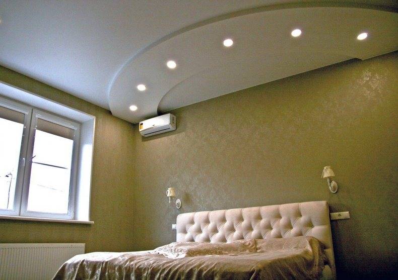 Потолки из гипсокартона для спальни: 150 фото новинок дизайна 2021 года!