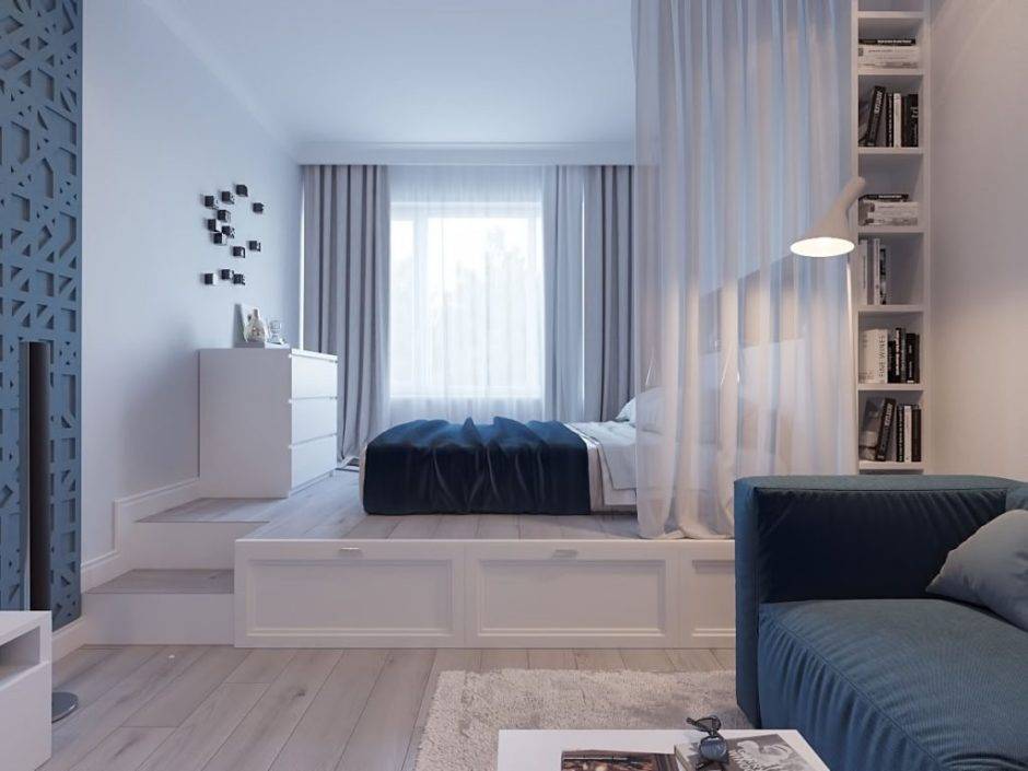 Зонирование спальни: современные идеи разделения комнаты, примеры лучших планировок и размещения мебели (150 фото вариантов)