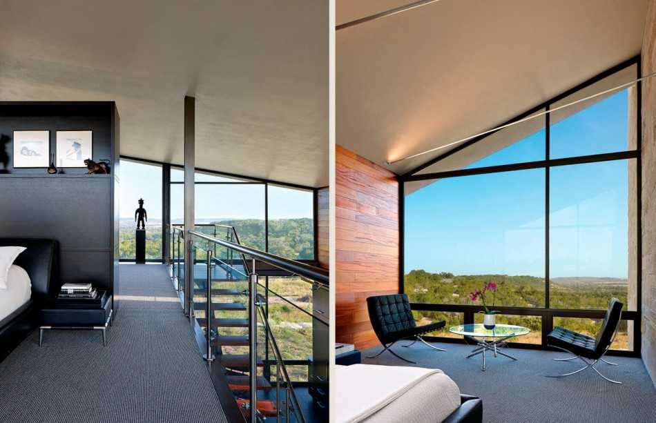 Дом с панорамными окнами: 105 фото оформления строений панорамной системой