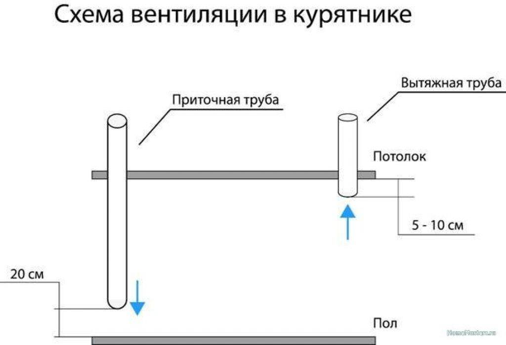 Вентиляция в курятнике и коровнике своими руками