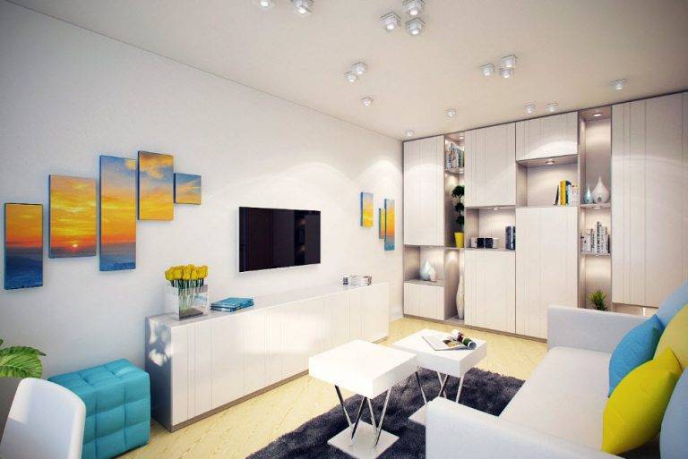 Современный дизайн квартиры 50 кв. м интерьер и дизайн