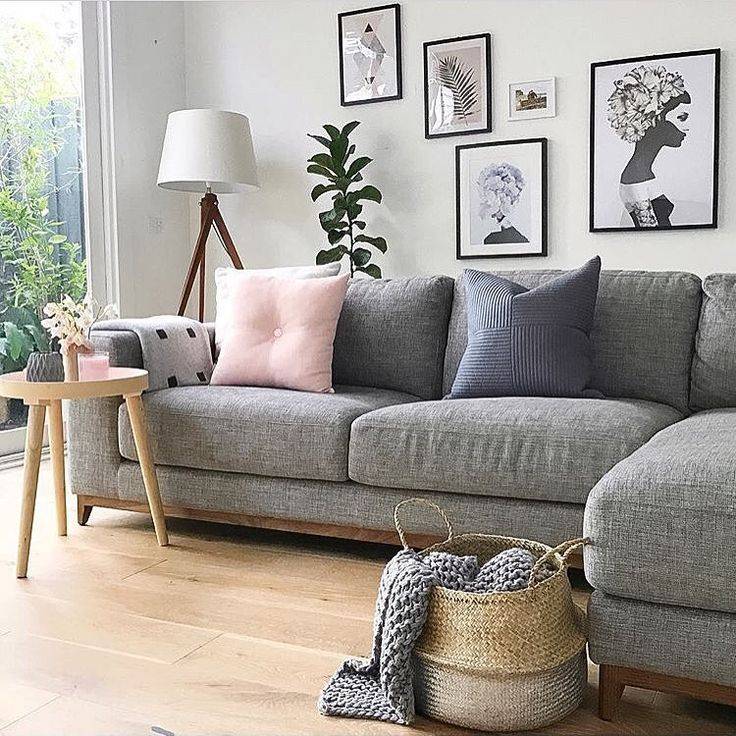 Серый диван в интерьере: 80+ современных фото и идей оформления