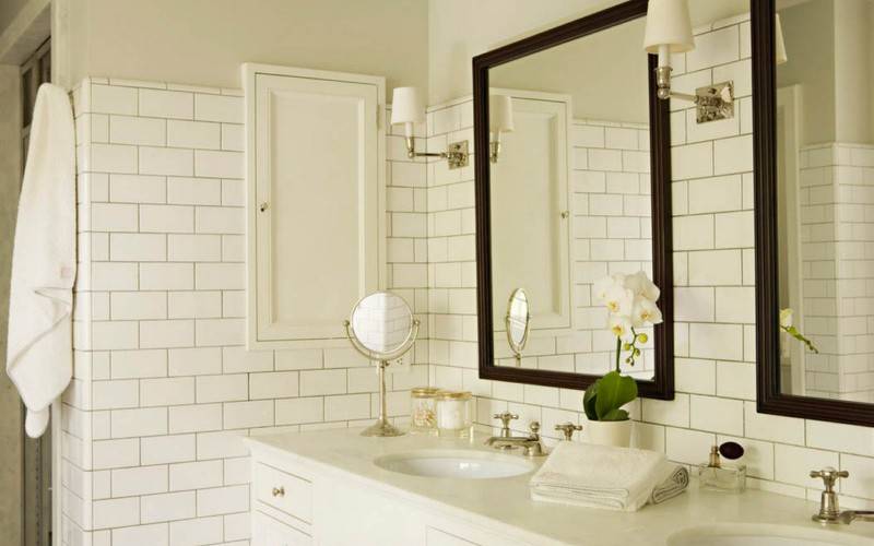 Плитка кабанчик: размеры для ванной, белая керамическая, фото, типы и укладка кафеля керамин в интерьере
