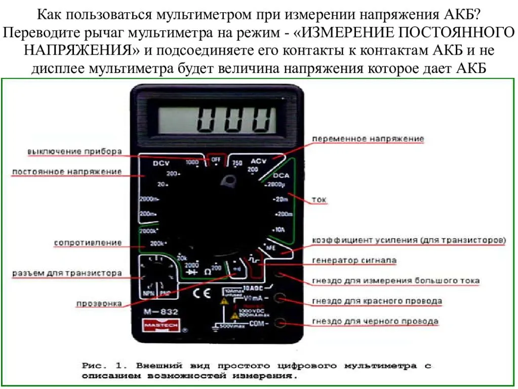 Как правильно пользоваться мультиметром: пошаговая инструкция
 adblockrecovery.ru