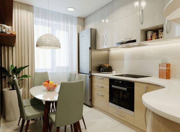 Дизайн кухни 8,8 кв. м. идеи дизайна квадратной и прямоугольной кухни :: syl.ru