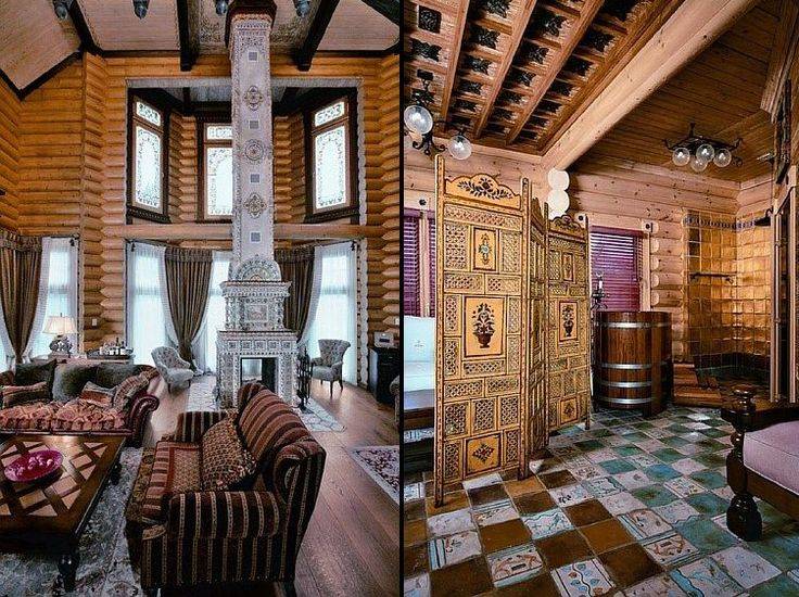 Русский стиль в интерьере квартиры и частного дома (105 фото)