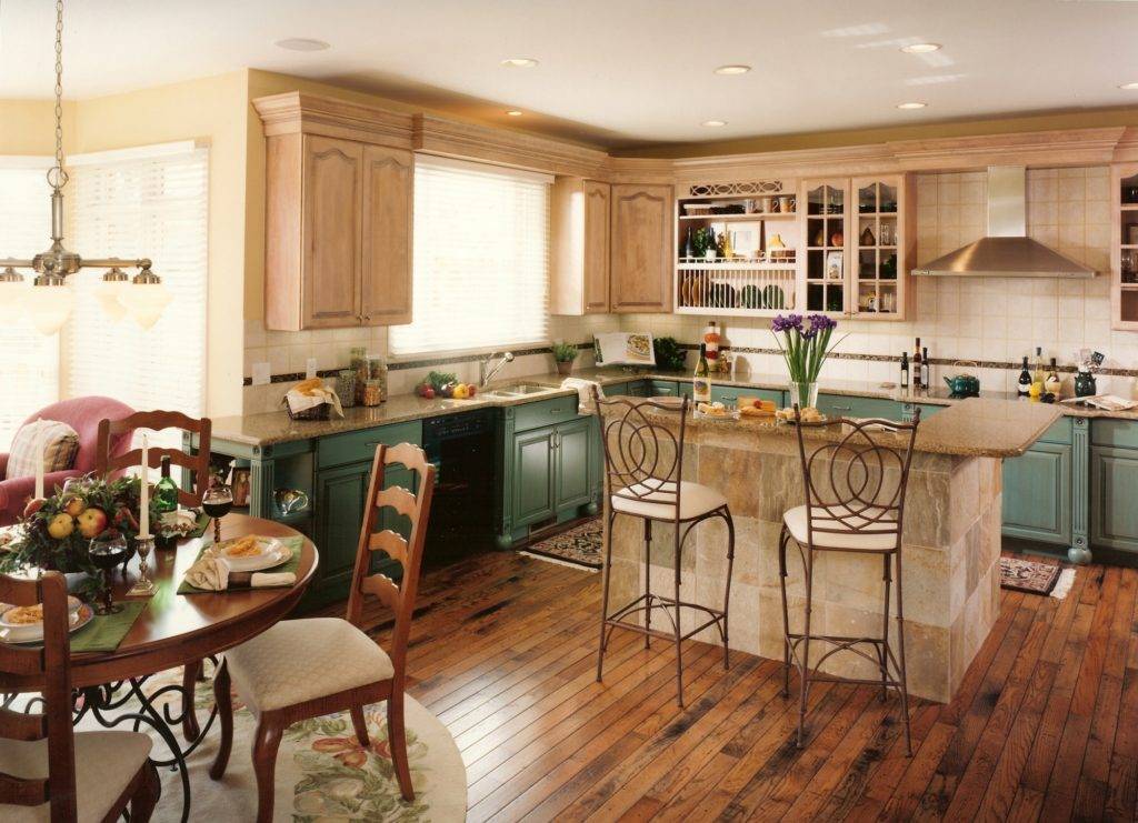 Интерьер кухни в стиле кантри — гармония загородного уюта в доме и квартире