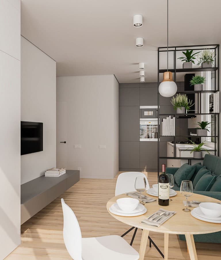 Дизайн однокомнатной квартиры от 30 до 40 кв. м